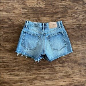 Lucky Brand Blue High-Waisted Jean Shorts